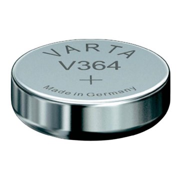 Varta 3641 - Серебро-цинковая кнопочная батарейка V364 1,5V 1 шт.