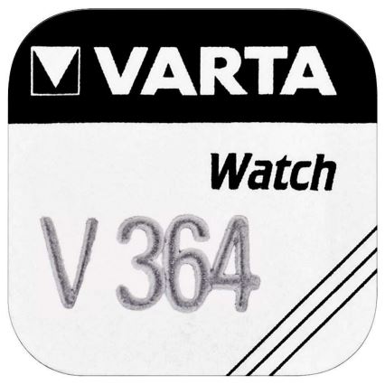 Varta 3641 - Серебро-цинковая кнопочная батарейка V364 1,5V 1 шт.