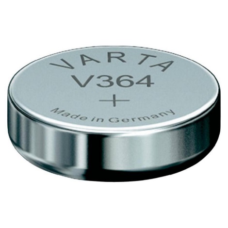 Varta 3641 - Серебро-цинковая кнопочная батарейка V364 1,5V 1 шт.