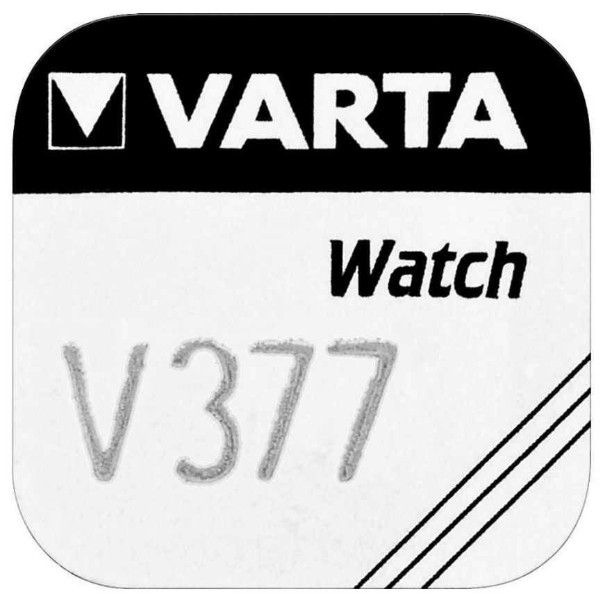 Varta 3771 - 1 шт. Срібно-оксидні елементи живлення таблеткового типу V377 1,5V