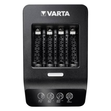Varta 40084  - LCD Розумний зарядний пристрій ULTRA FAST+  4xNiMH AA 2100 mAh 230V