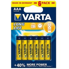 Varta 4103 - Щелочная батарейка LONGLIFE EXTRA AAA 1,5V 6 шт.