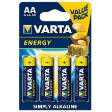 Varta 4106 - Щелочная батарейка ENERGY AA 1,5V 4 шт.