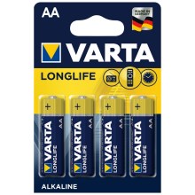 Varta 4106 - Щелочная батарейка LONGLIFE EXTRA AA 1,5V 4 шт.