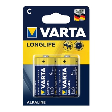 Varta 4114 - Щелочная батарейка LONGLIFE EXTRA C 1,5V 2 шт.