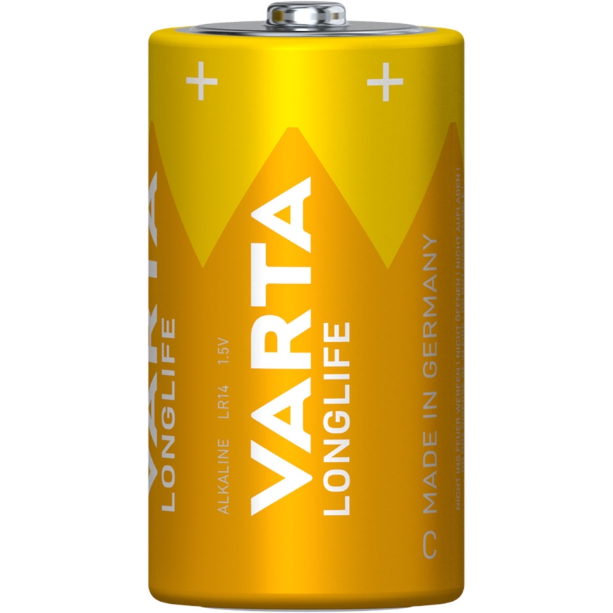 Varta 4114101422 - Щелочная батарейка LONGLIFE LR14/C 1,5V 2 шт.