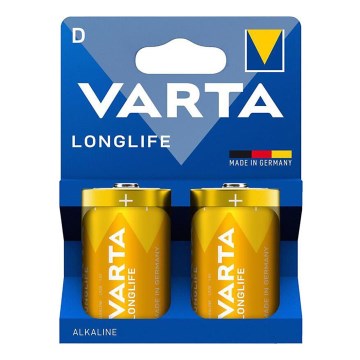 Varta 4120101422 - 2 шт. Лужна батарейка LONGLIFE D 1,5V