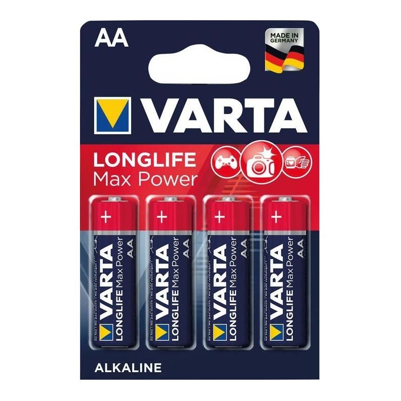 Varta 4706101404 - 4 шт. Лужна батарейка LONGLIFE AA 1,5V