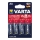 Varta 4706101404 - 4 шт. Лужна батарейка LONGLIFE AA 1,5V