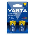 Varta 4914121422 - 2 шт. щелочных батареек LONGLIFE POWER LR14/C 1,5 В