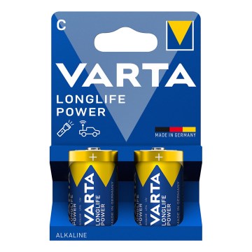 Varta 4914121422 - Щелочная батарейка LONGLIFE POWER LR14/C 1,5V 2 шт.