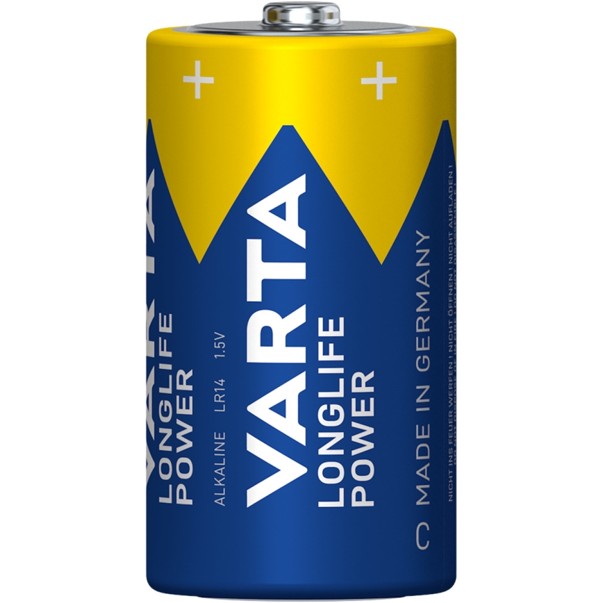 Varta 4914121422 - Щелочная батарейка LONGLIFE POWER LR14/C 1,5V 2 шт.