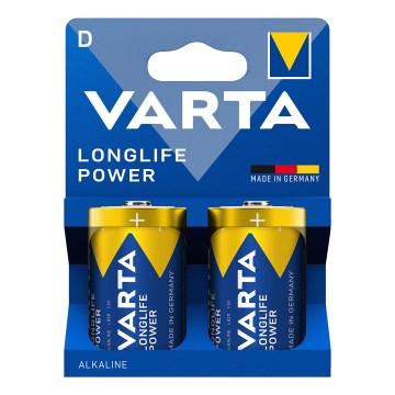 Varta 4920121422 - Щелочная батарейка LONGLIFE POWER LR20/D 1,5V 2 шт.