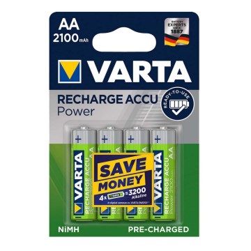 Varta 56706 - 4 шт. Акумулятор ACCU AA NiMH/2100mAh/1,2V