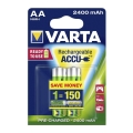 Varta 56706 - Аккумуляторная батарейка ACCU AA NiMH/2100mAh/1,2V 2 шт.
