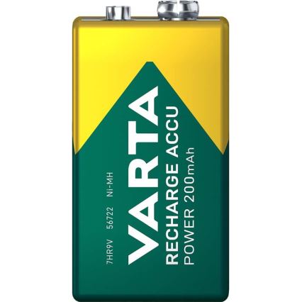 Varta 56722101401 - 1 шт. Перезаряжаемый аккумулятор ACCU Ni-MH/200 мА·ч/9 В