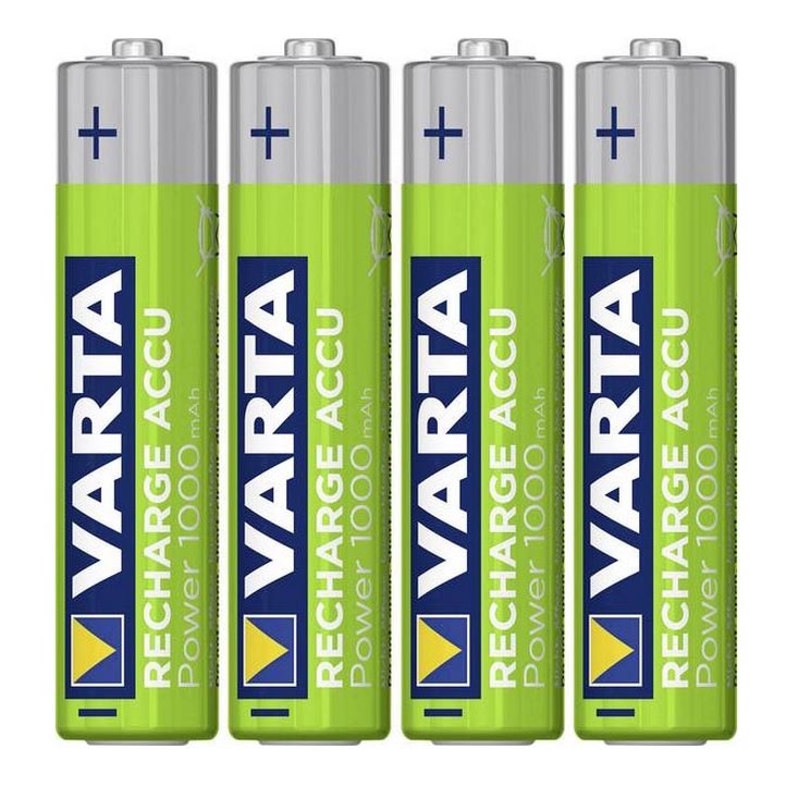 Varta 5703301404 - 4 шт. Акумуляторні батареї RECHARGE AAA 1,2V
