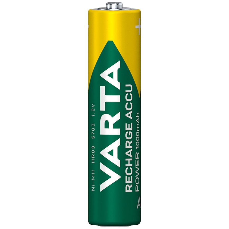 Varta 5703301494 - 3+1 шт. Акумуляторні батарейки ACCU AAA Ni-MH/1000mAh/1,2V