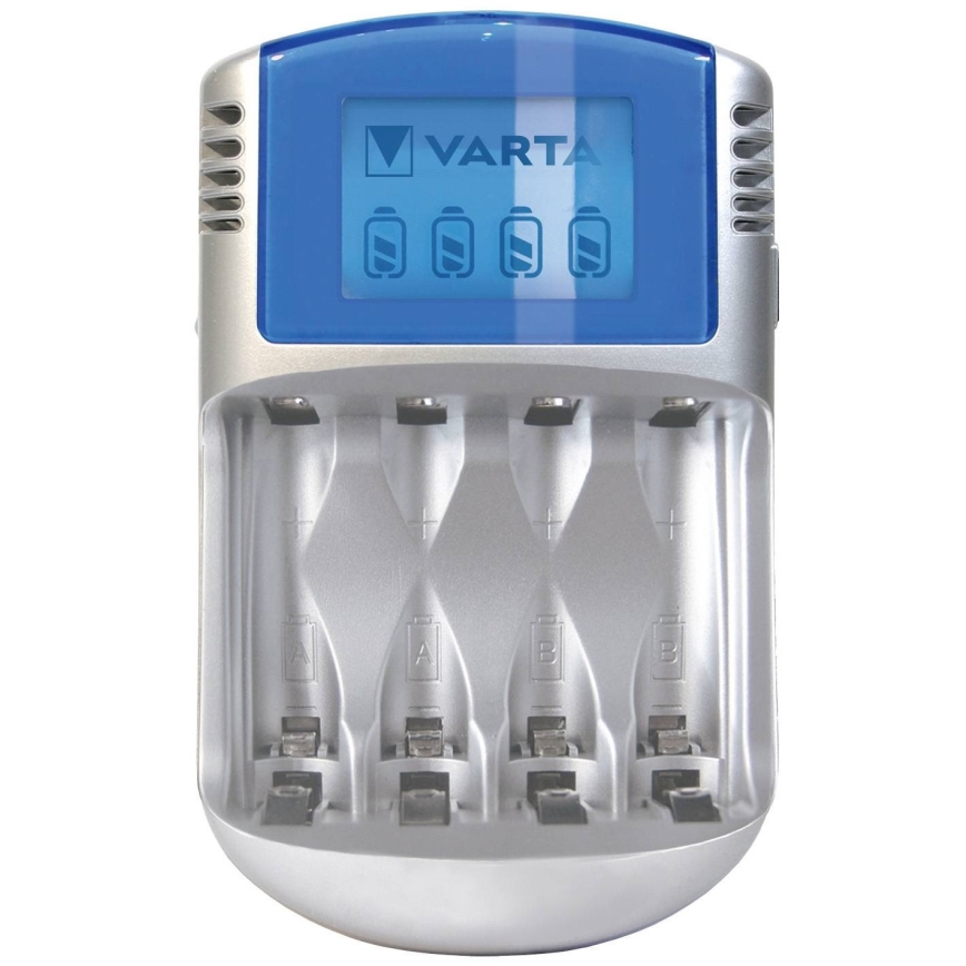 Varta 57070201451 - LCD Зарядний пристрій для акумуляторів 4xAA/AAA 2600mAh 5V