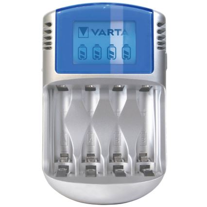 Varta 57070201451 - Зарядное устройство с ЖК-дисплеем 4xAA/AAA 2600mAh 5V