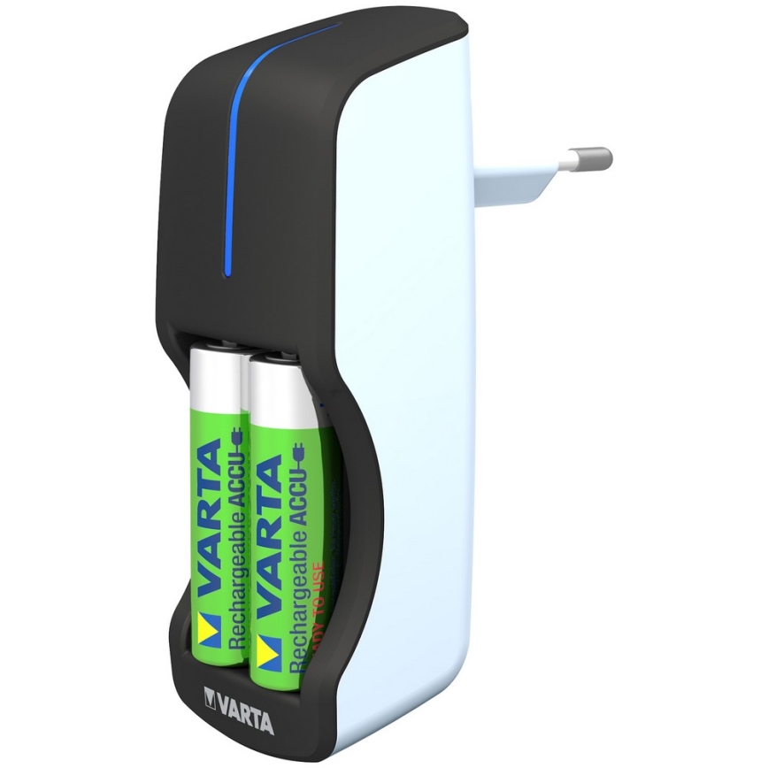Varta 57646 - Зарядний пристрій MINI 2xAA/AAA 230V