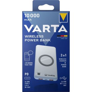 Varta 57913101111 - Внешний аккумулятор ENERGY 10000mAh/3x2,4V