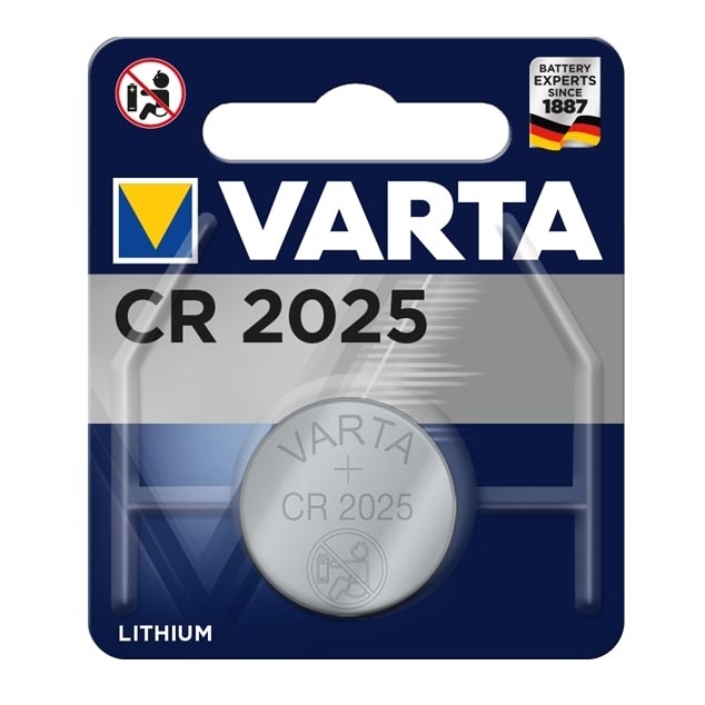 Varta 6025 - 1 шт Літієва батарейка CR2025 3В