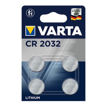 Varta 6032101404 - 4 шт Літієва кнопкова батарейка ELECTRONICS CR2032 3V