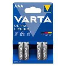 Varta 6106301404 - Литиевый аккумулятор ULTRA AA 1,5V 4 шт.