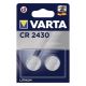 Varta 6430101402 - Литиевая батарейка кнопочного типа ELECTRONICS CR2430 3V 2 шт.