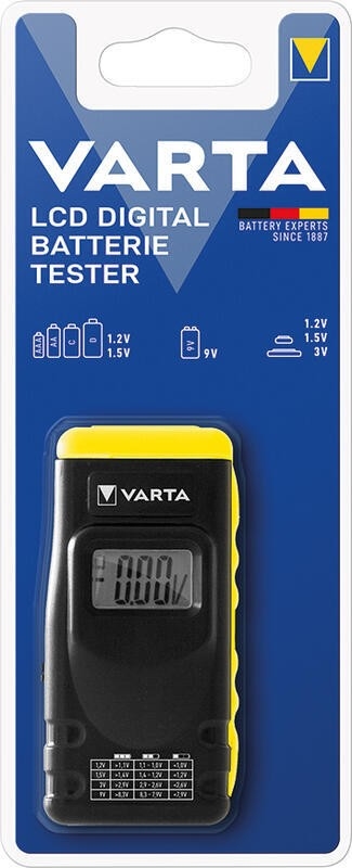 Varta 891101401 - Тестер заряда аккумуляторов и батарей LCD Battery Tester 3V