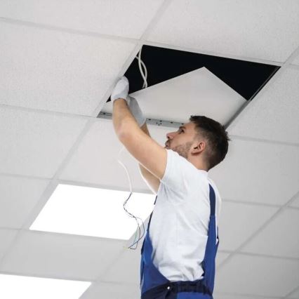Вбудована стельова LED панель PROXO LED/33W/230V 4000K 60x60 см білий