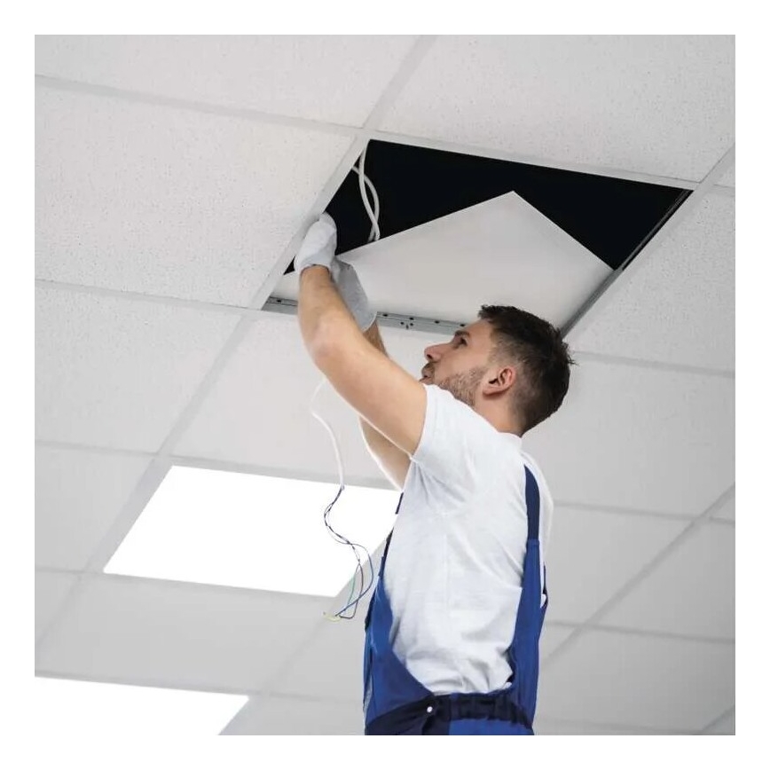 Вбудована стельова LED панель PROXO LED/33W/230V 4000K 60x60 см білий