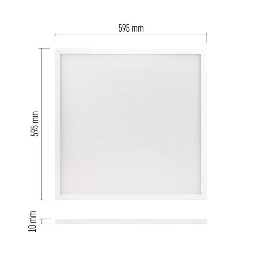 Вбудована стельова LED панель PROXO LED/33W/230V 4000K 60x60 см білий