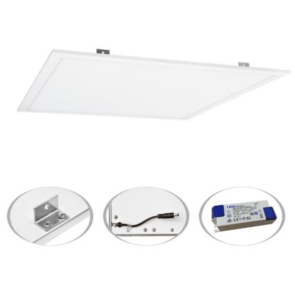 Вбудована стельова LED панель ZEUS LED/45W/230V 4000K