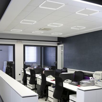 Вбудована стельова LED рамка LED/40W/230V