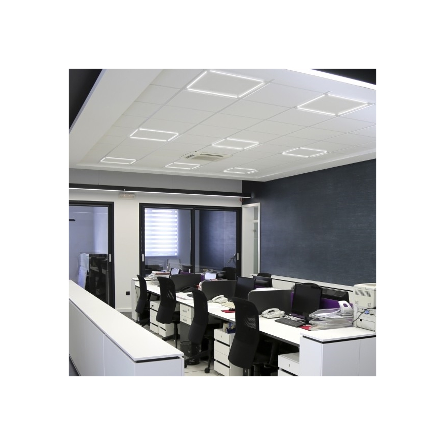 Вбудована стельова LED рамка LED/40W/230V