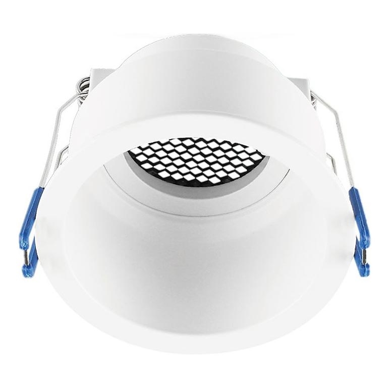 Вбудоване світильник GU10 діаметром 9 см білий