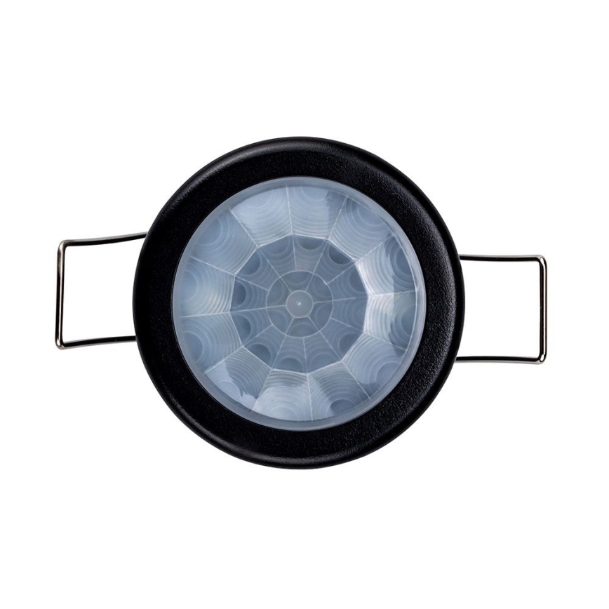 Вбудований датчик руху PIR 360° 400W/230V чорний