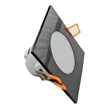 Вбудований стельовий LED світильник для ванної BONO LED/5W/230V 3000K IP65 чорний