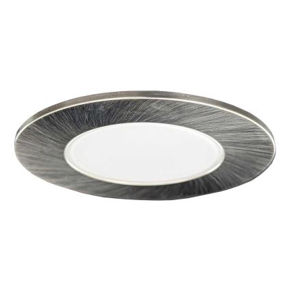 Вбудований стельовий LED світильник для ванної BONO LED/5W/230V 4000K IP65 глянцевий хром