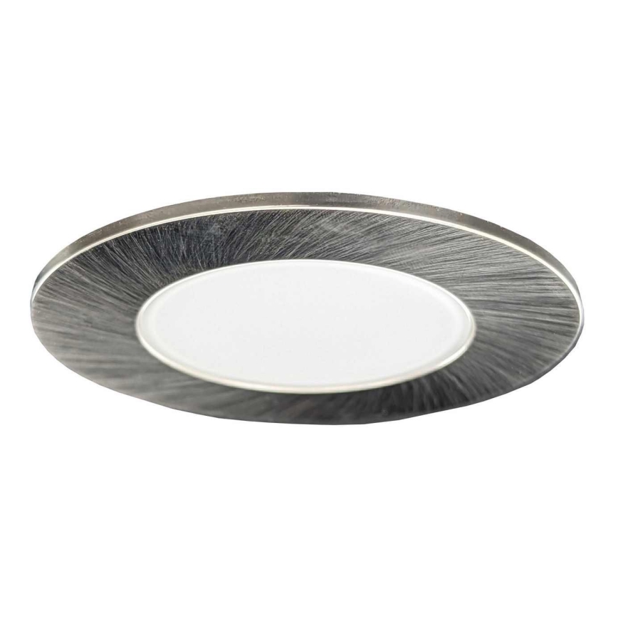 Вбудований стельовий LED світильник для ванної BONO LED/5W/230V 4000K IP65 глянцевий хром
