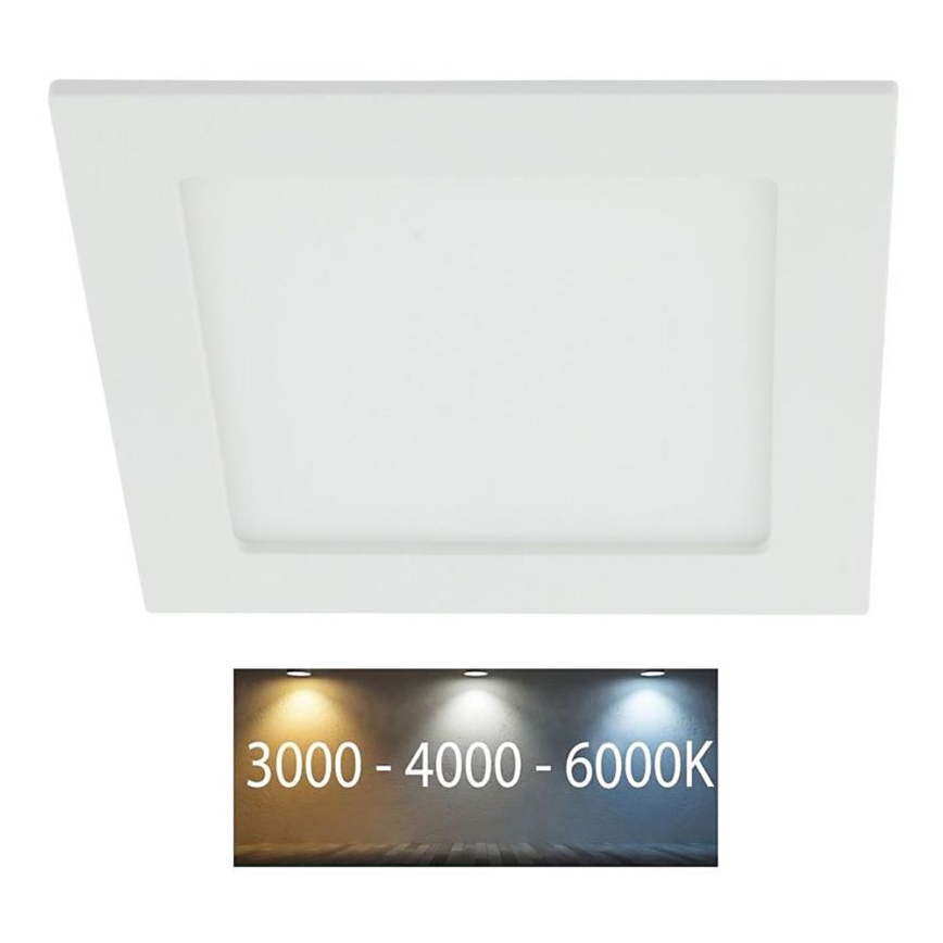 Вбудований стельовий LED світильник для ванної LED/12W/230V 3000/4000/6000K IP44