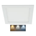 Вбудований стельовий LED світильник для ванної LED/18W/230V 3000/4000/6000K IP44