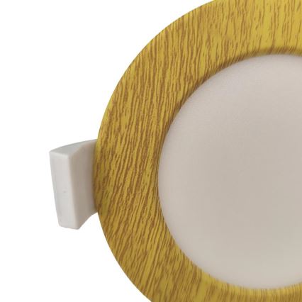 Вбудований стельовий LED світильник для ванної LED/7W/230V 4000K бежевий IP44