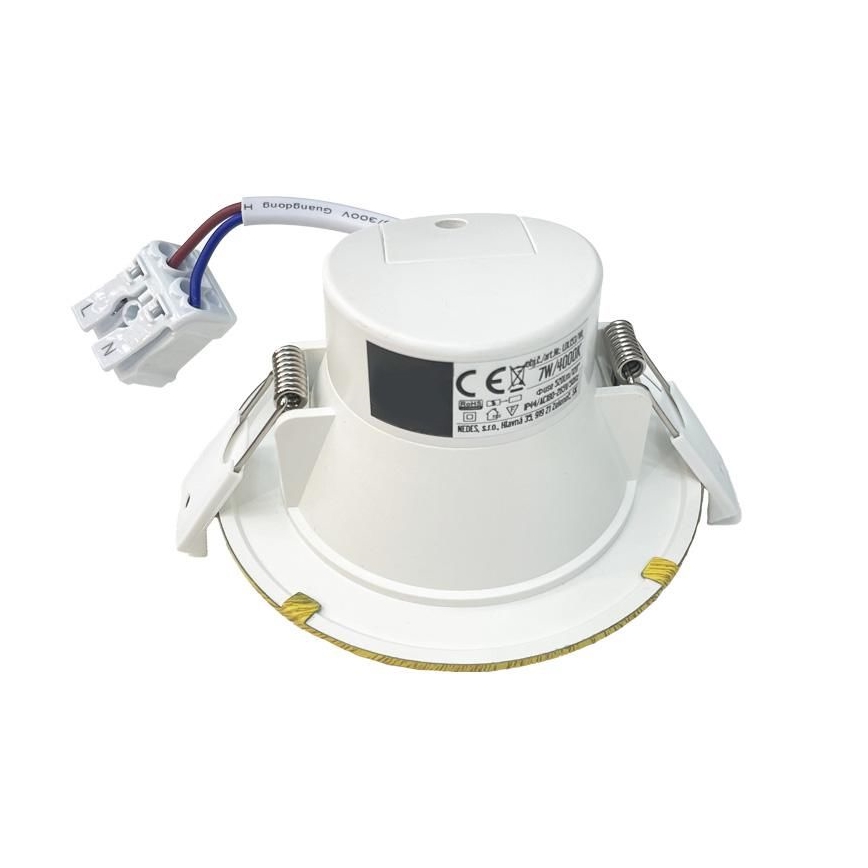 Вбудований стельовий LED світильник для ванної LED/7W/230V 4000K бежевий IP44