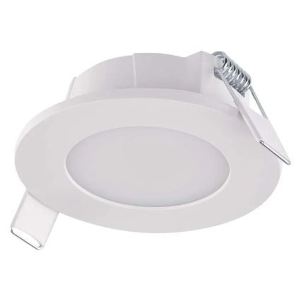 Вбудований стельовий LED світильник для ванної LORI LED/4,5W/230V IP65 2700/4000K діаметр 8,5 см білий