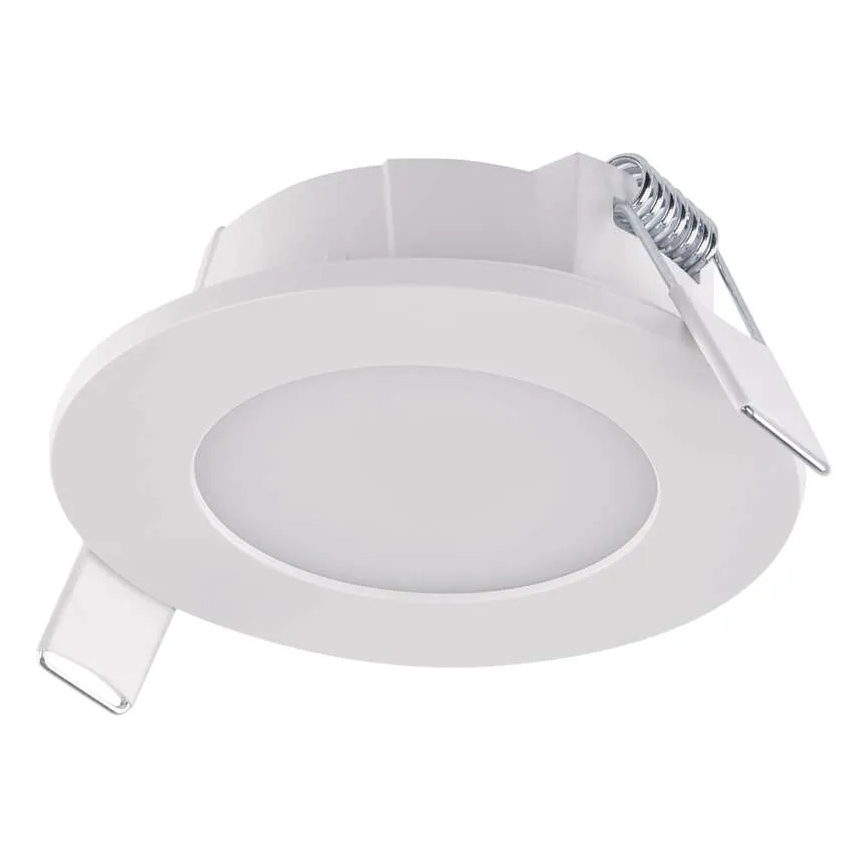 Вбудований стельовий LED світильник для ванної LORI LED/4,5W/230V IP65 2700/4000K діаметр 8,5 см білий