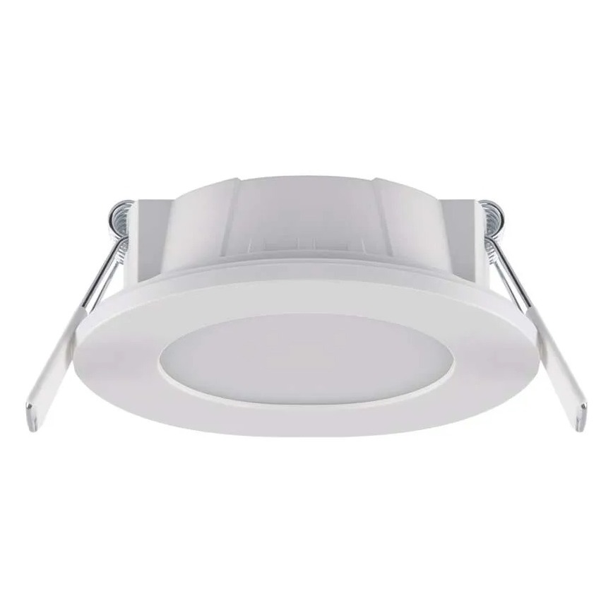 Вбудований стельовий LED світильник для ванної LORI LED/4,5W/230V IP65 2700/4000K діаметр 8,5 см білий