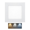 Вбудований стельовий LED світильник для ванної RAFA LED/6W/230V 3000/4000/6000K 12x12 cm IP44 білий